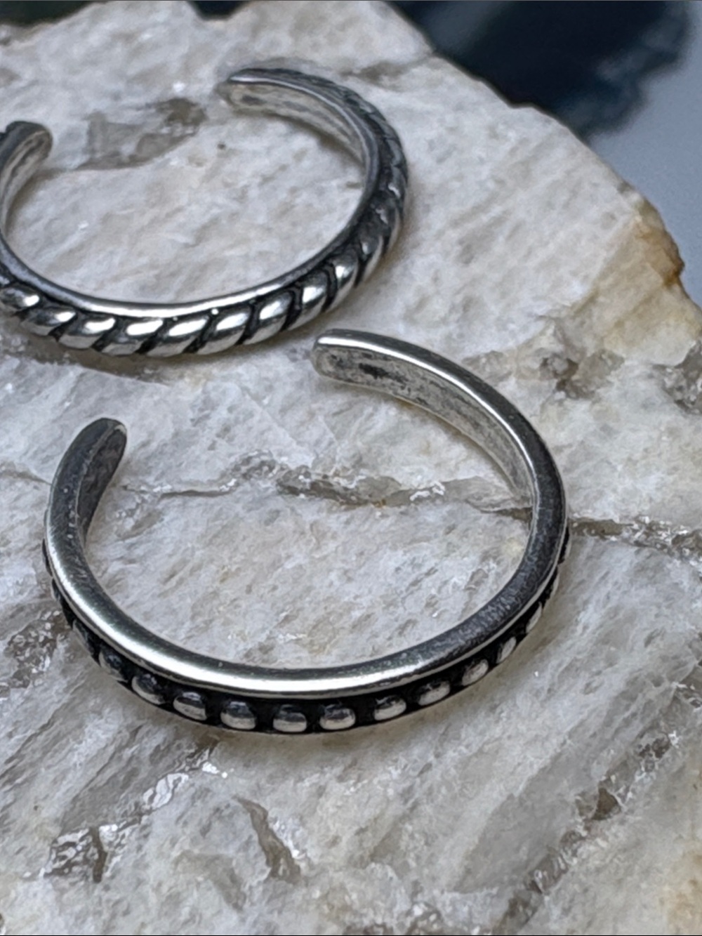 Silpada Sterling Toe Rings 2